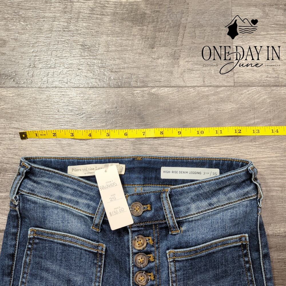 Pilcro and The Letterpress High Rise Denim Jegging Jeans Size 0 (25) - Picture 4 of 8